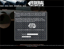 Tablet Screenshot of federalpipe.com